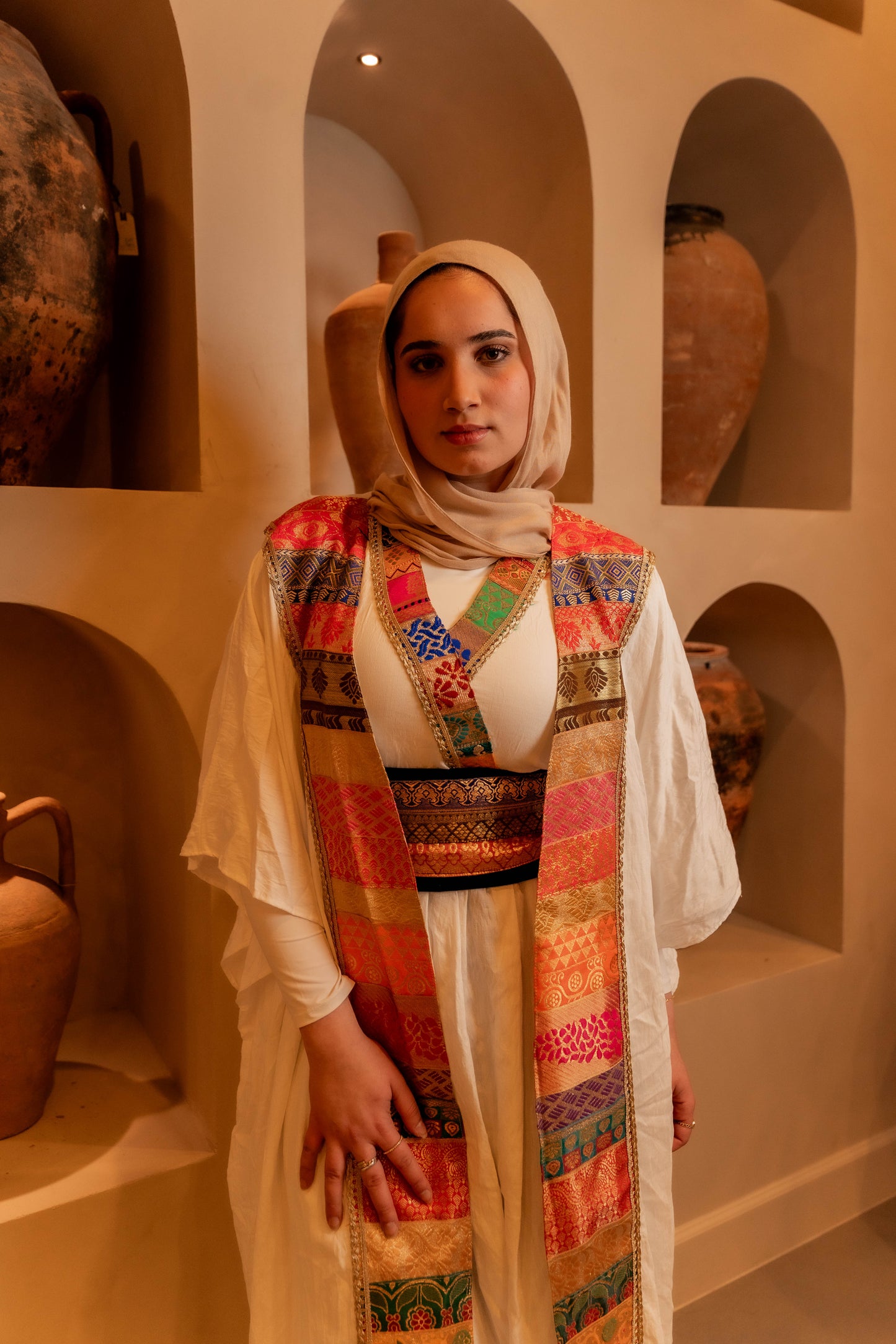 3 piece abaya