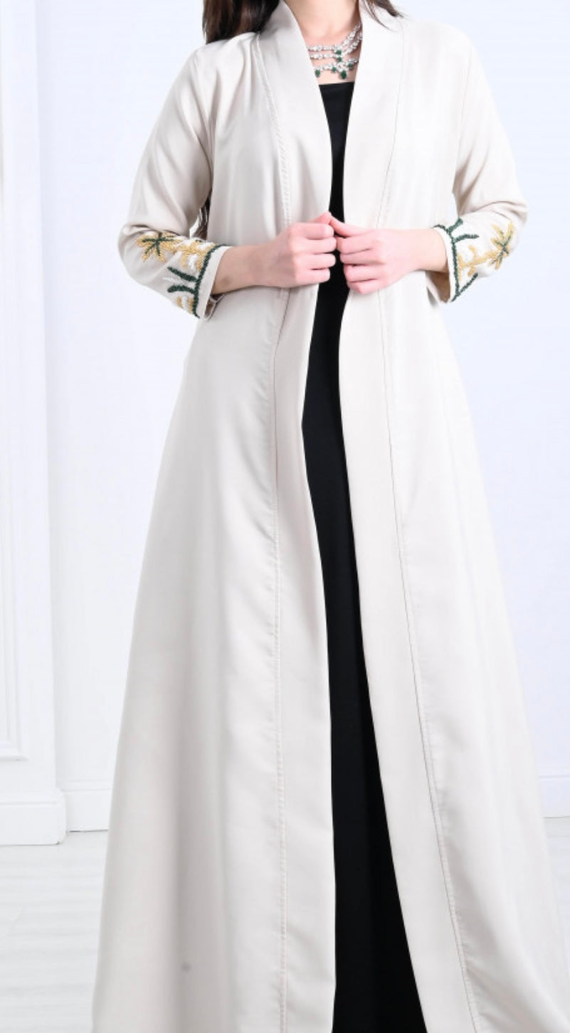 Palm tree Coat Abaya